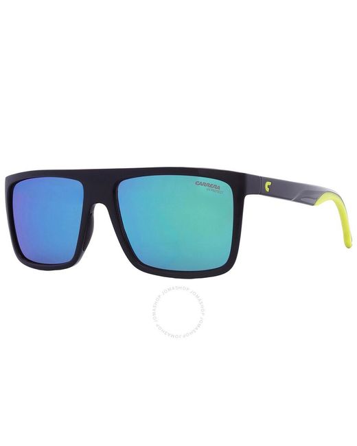 Carrera Green Multilayer Browline Sunglasses 8055/s 07zj/z0 58 for men