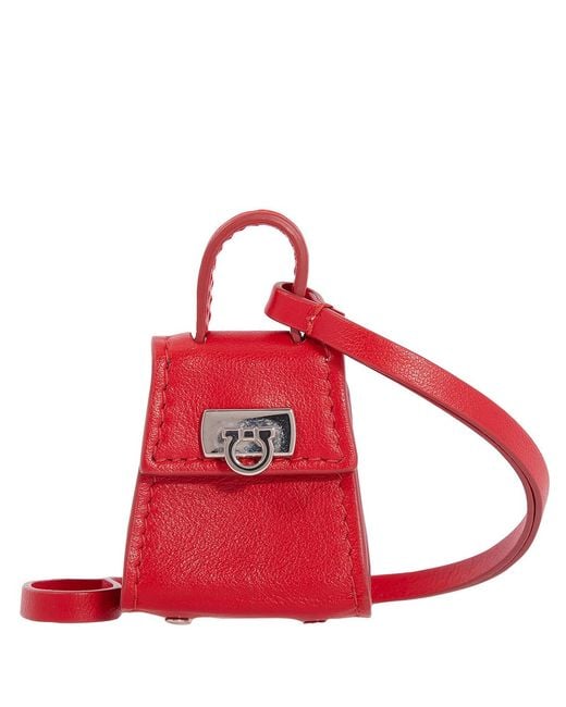 Ferragamo Red Gancini Micro Charm