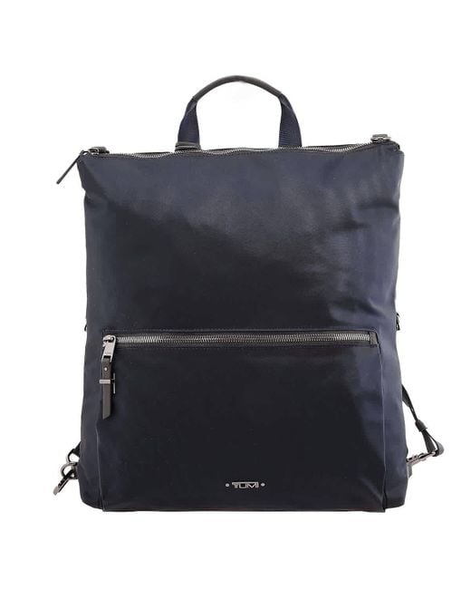 Tumi Blue Voyageur Jena Convertible Nylon Backpack