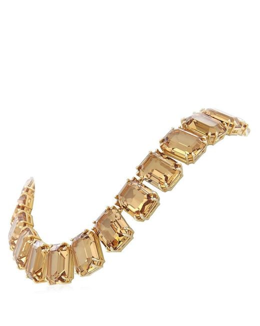 Swarovski Metallic Millenia Oversized Octagon Cut Tennis Necklace