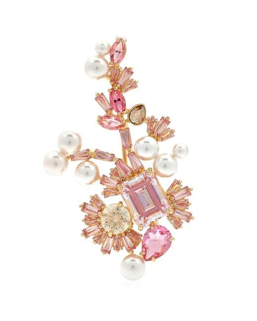 Swarovski Pink Gema Brooch