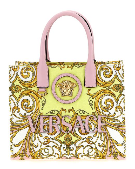 Versace Yellow La Medusa Shopping Bag