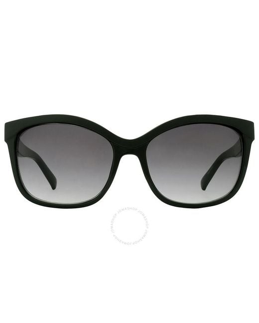 Guess Factory Black Smoke Gradient Cat Eye Sunglasses Gf0300 01b 57