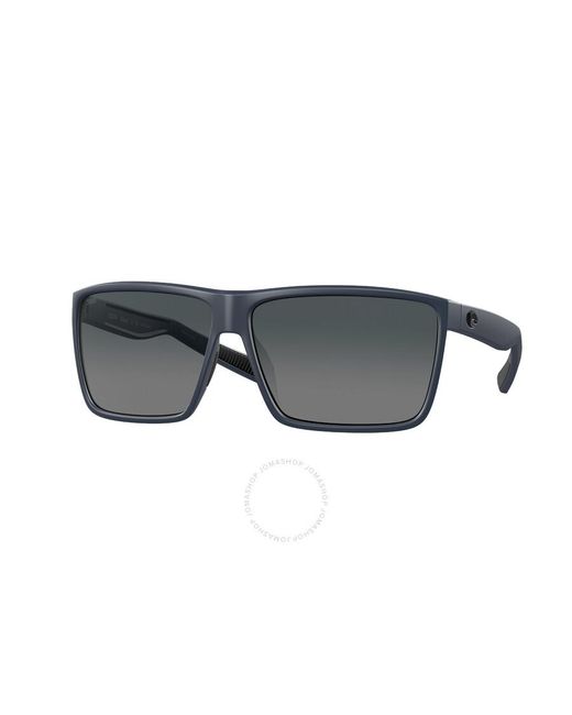 Costa Del Mar Gray Rincon Grey Gradient Polarized Glass Sunglasses 6s9018 901840 63 for men