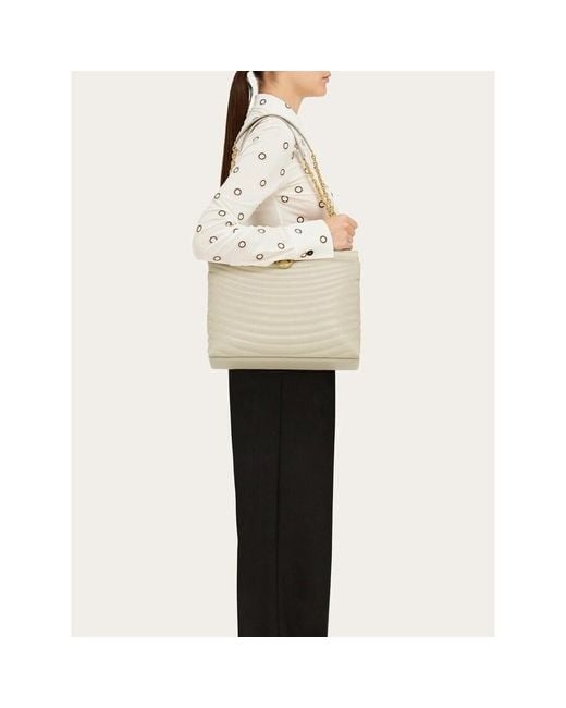 Ferragamo Natural Bag Nwt