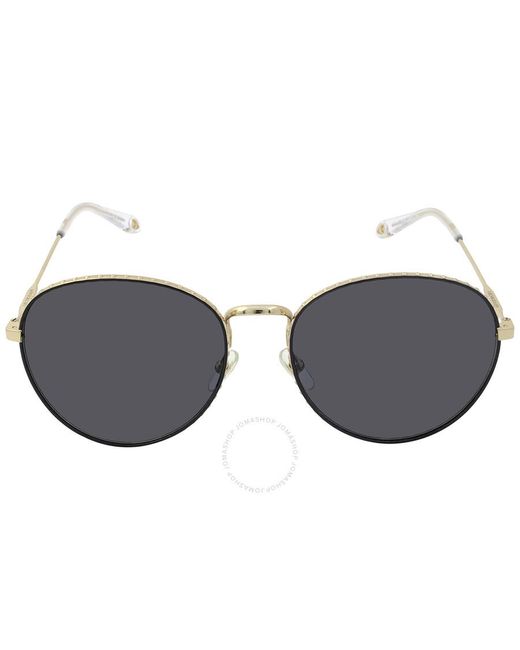 Givenchy Gray Grey Oval Sunglasses