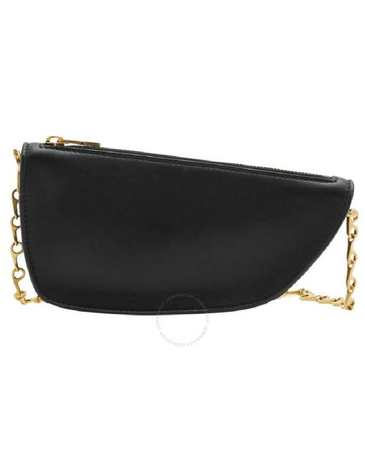 Burberry Black Micro Shield Sling Mini Bag