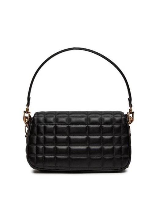 Michael Kors Black Medium Parker Quilted Leather Shoulder Bag