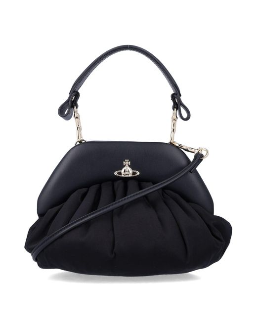 Vivienne Westwood Black Brooke Clutch