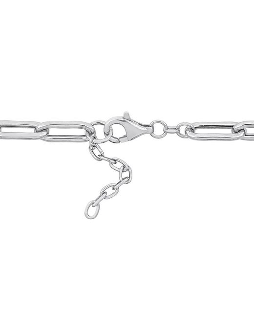 Amour Metallic Enamel Oval Link Bracelet