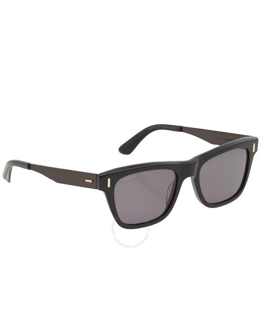 Calvin Klein Brown Grey Square Sunglasses for men