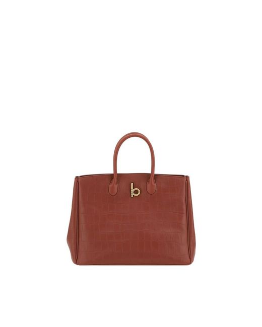 Burberry Red Tote Bag