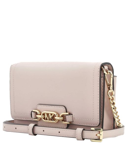 Michael Kors Pink Soft Extra-small Heather Crossbody Bag
