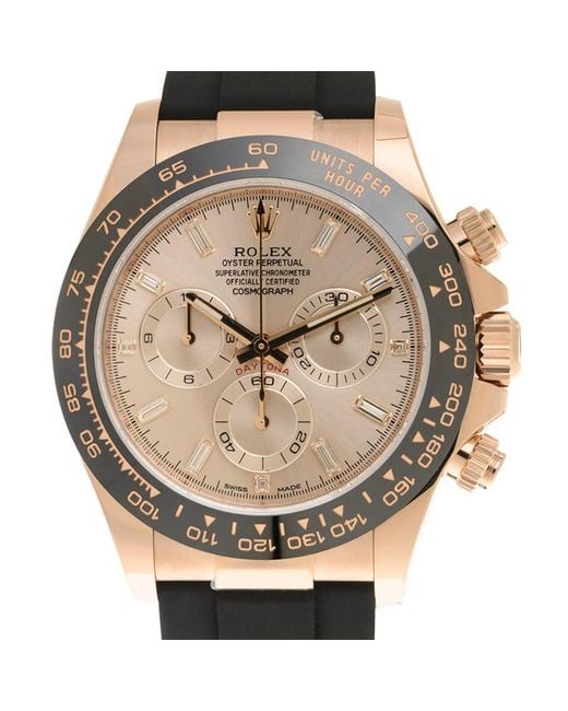 Rolex Metallic Daytona Chronograph Automatic Chronometer Diamond Watch for men