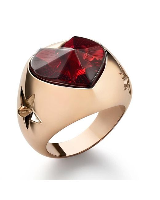 Baccarat Multicolor 'Etoile De Mon Coeur' Crystal Ring .5 2813102