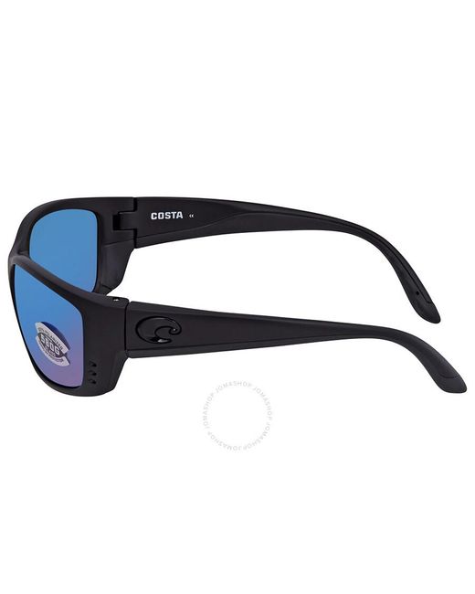 Costa Del Mar Fisch Blue Mirror Poloarized Glass Sunglasses Fs 01 Obmglp 64 for men