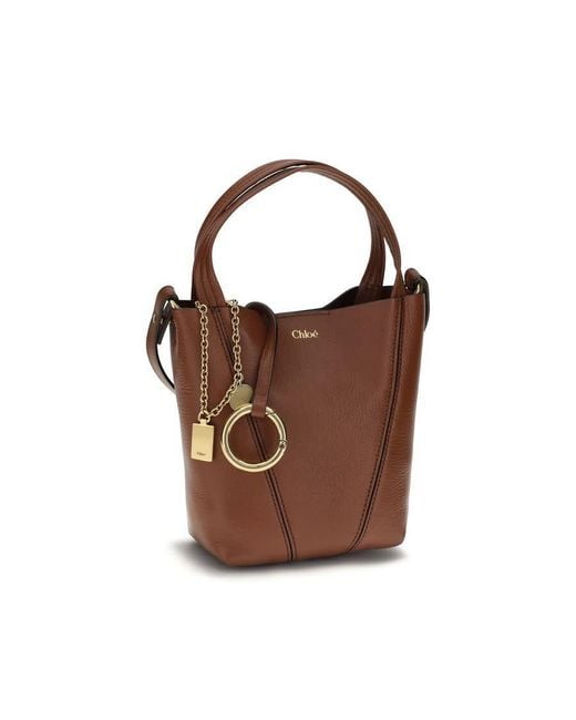 Chloé Brown Chlo Spin Shoulder Bag