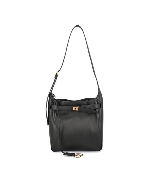 Balenciaga Black Bel Air Small Hobo Bag