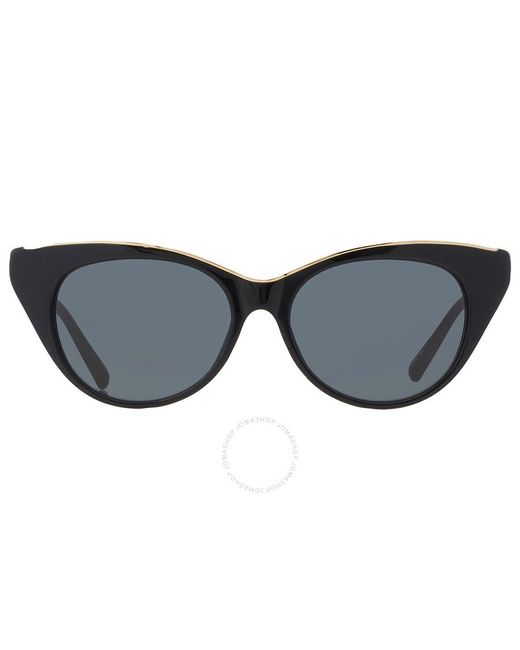 N°21 Gray X Linda Farrow Grey Cat Eye Sunglasses N21s9c1sun 57