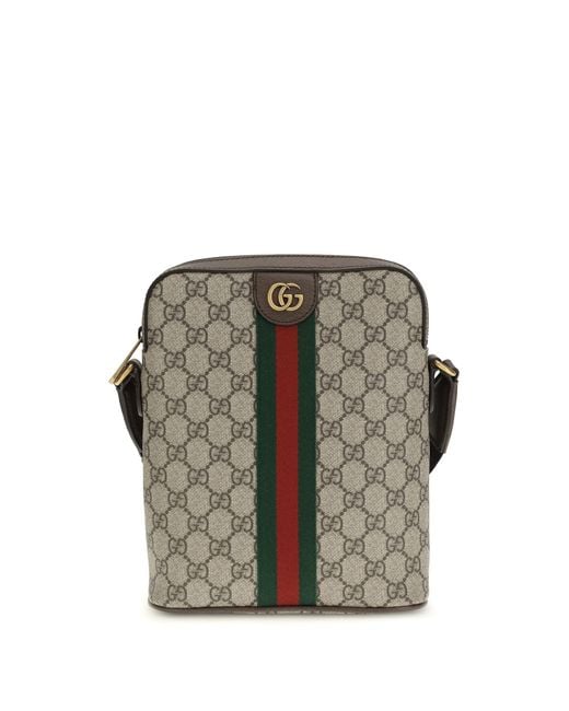 Gucci Gray Ophidia Shoulder Bag for men