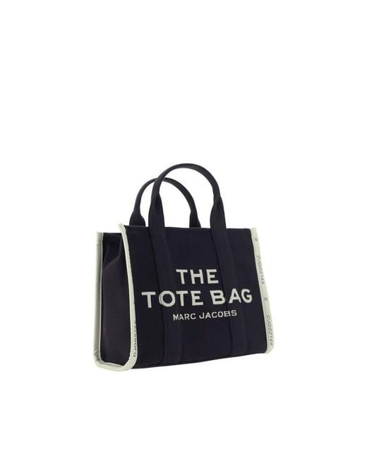 Marc Jacobs Black Cotton Jacquard Tote Bag
