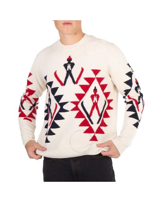 Moncler red jumper sales