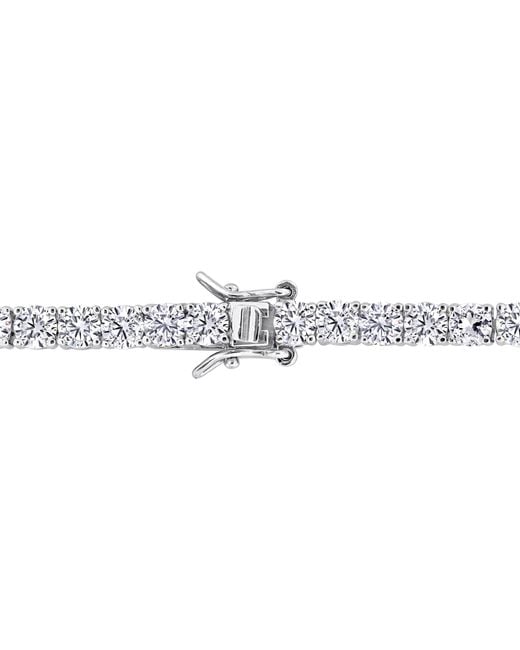 Amour Metallic 14 1/4 Ct Tgw Created Sapphire Bracelet