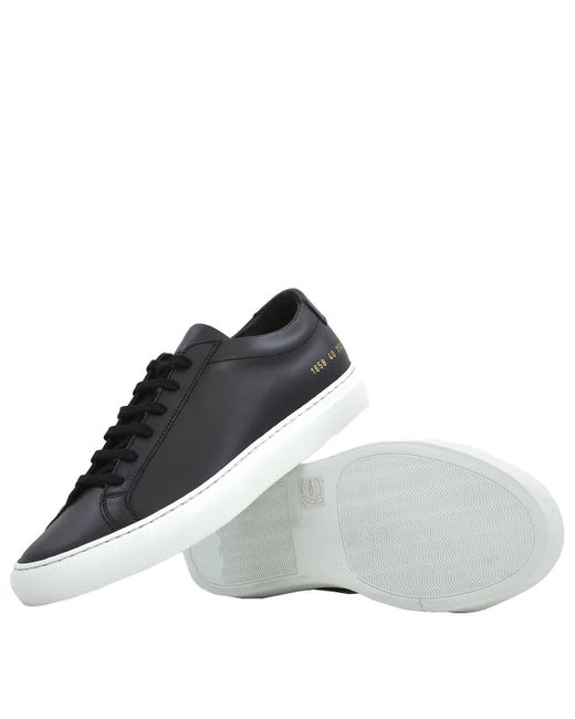 Common Projects Gray Achilles Low-top Leather Sneakers for men