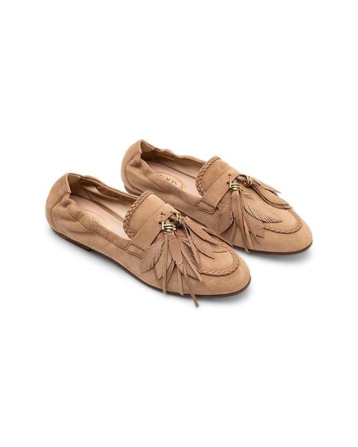 Tod's Brown Tod's Leather Loafers