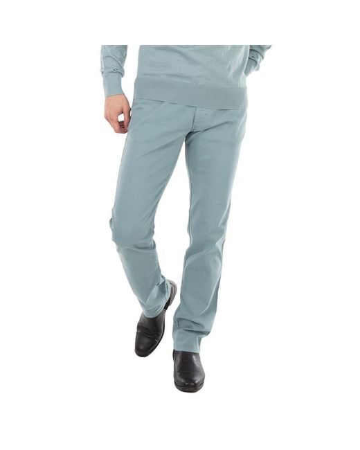 Zegna Blue Ermenegildo Stretch Denim City Fit Jeans for men