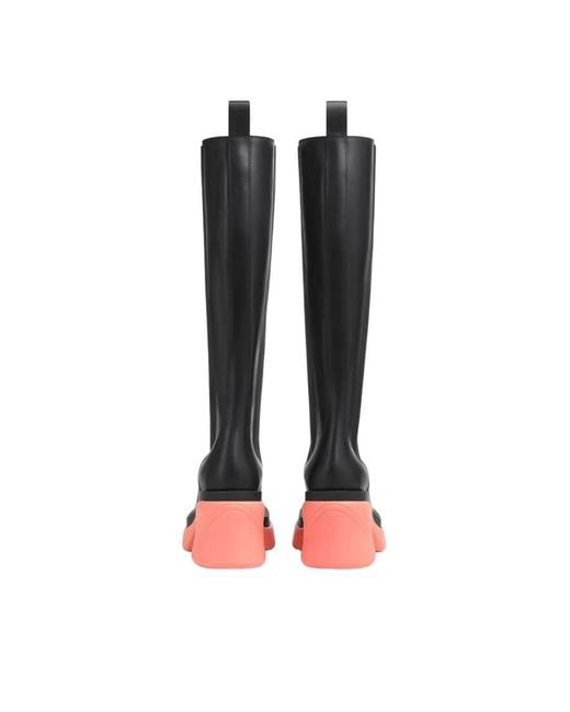 Bottega Veneta Black Flash Knee-High Boots