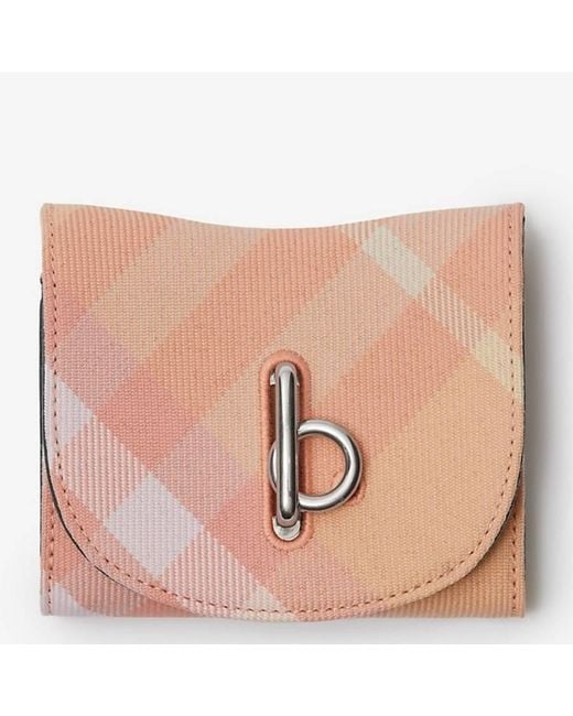 Burberry Natural Rocking Horse Check Wallet