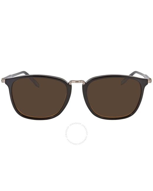 Ferragamo Brown Square Sunglasses for men