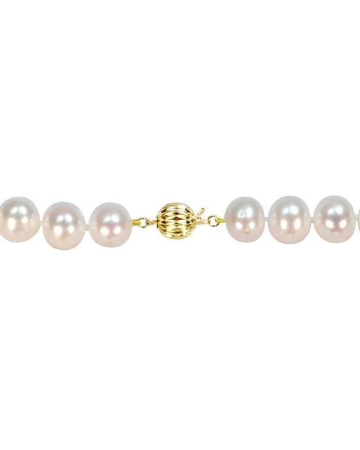 Amour Metallic 10-12Mm Freshwater Off-Round Pearl Necklace