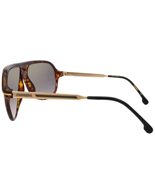 Carrera Brown Blue Gold Mirror Navigator Sunglasses Safari 65/n 0086/1v 62