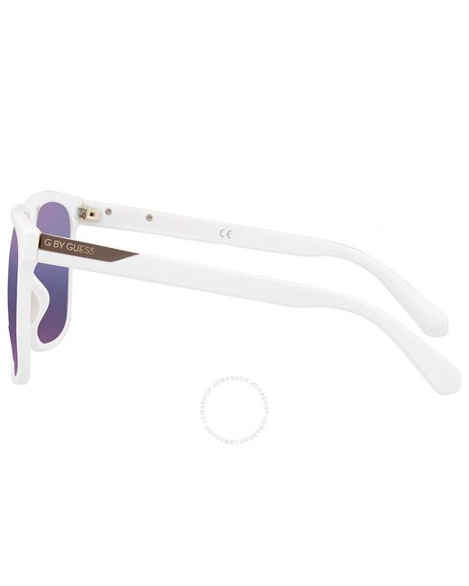 Guess Purple Oversized Sunglasses gg2145 21x