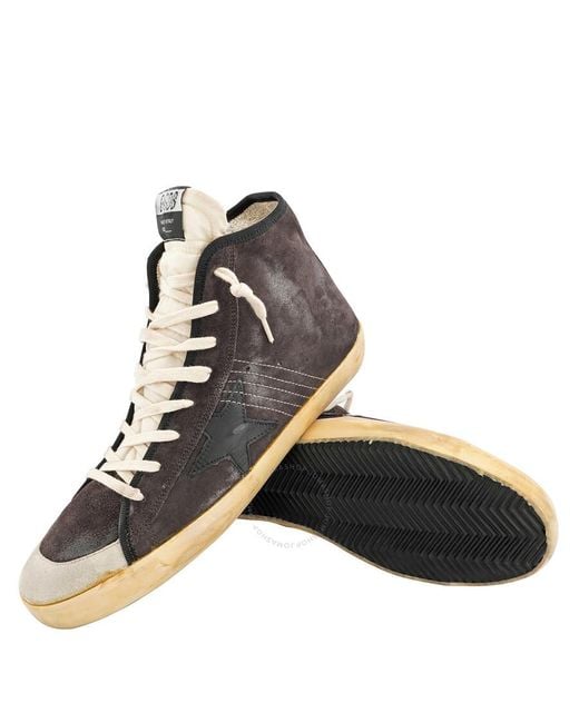 Golden Goose Deluxe Brand Black Francy High Tops Sneakers for men