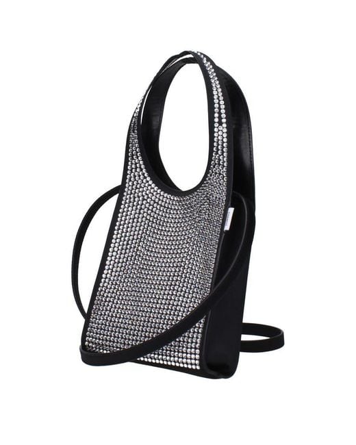 Coperni Black Rhinestone-Embellished Shoulder Bag for men