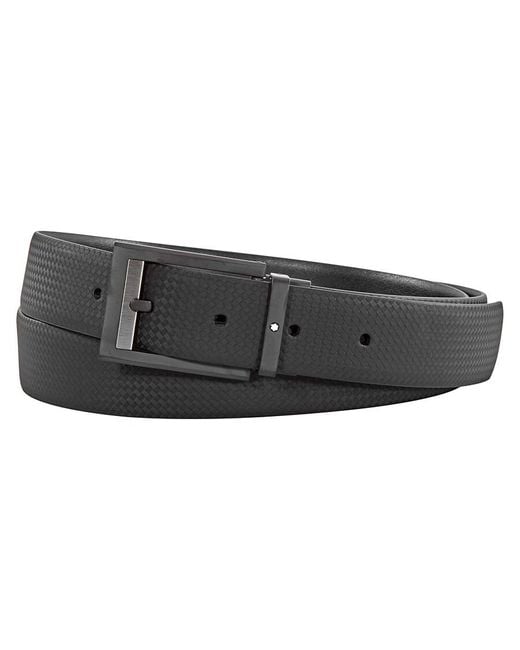 Montblanc Black Cut-To-Size Casual Belt for men