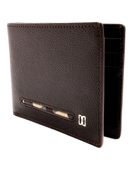 Daks Brown Grantley Leather Wallet for men
