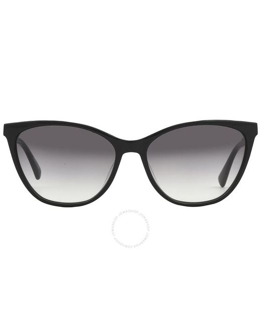 Longchamp Black Grey Gradient Cat Eye Sunglasses Lo659s 001 57
