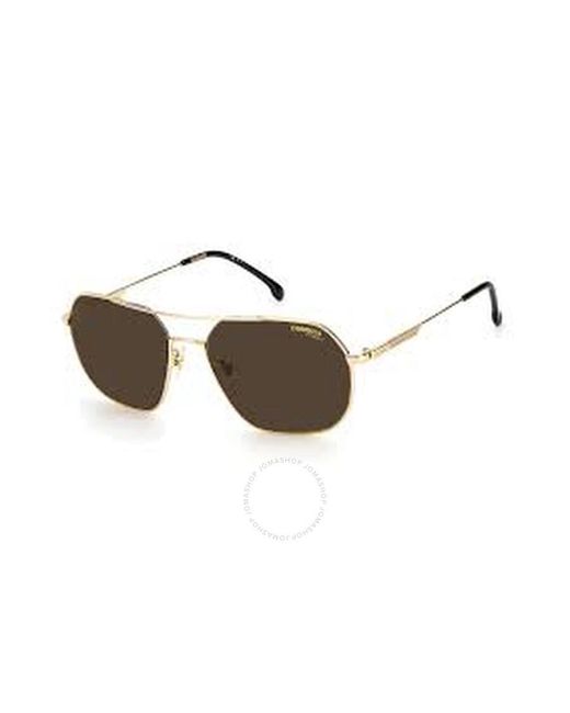 Carrera Metallic Brown Pilot Sunglasses 1035/gs 0j5g/70 58
