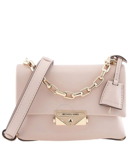 Michael Kors Pink Cece Mini Leather Crossbody Bag