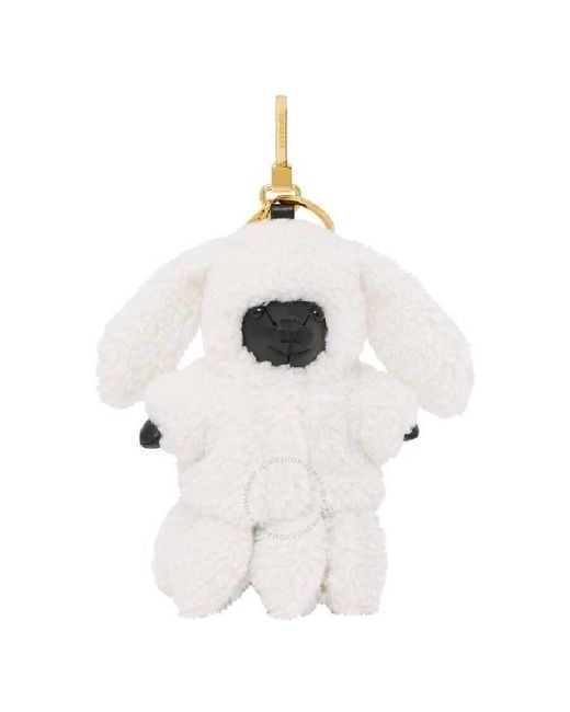 Burberry White Thomas Rabbit Bear Charm