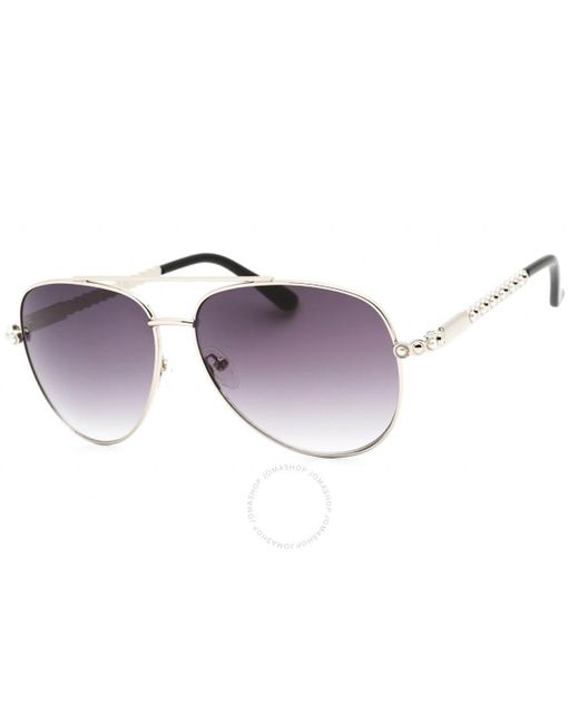 Guess Factory Purple Smoke Gradient Pilot Sunglasses Gf0356 10b 59