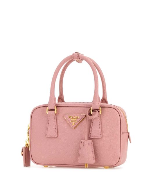 Prada Pink Leather Handbag