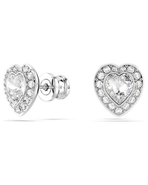 Swarovski Metallic Ariana Grande X Heart Stud Earrings