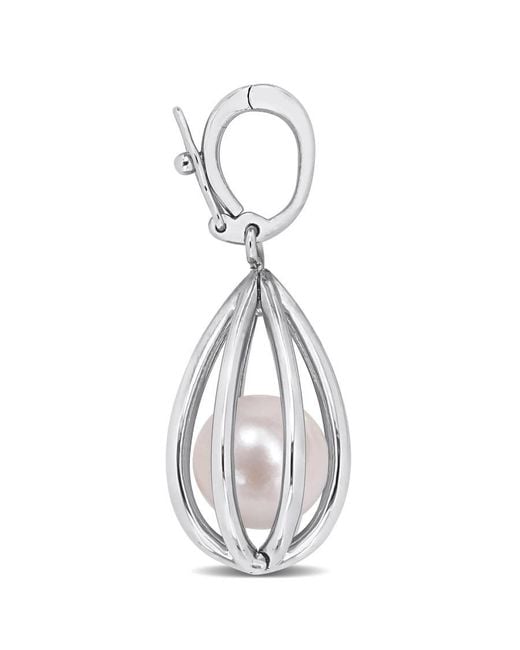 Amour Metallic Freshwater Cultured Pearl Charm Bracelet