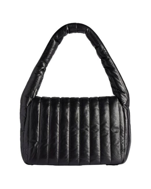 Balenciaga Black Monaco Padded Quilted Leather Shoulder Bag