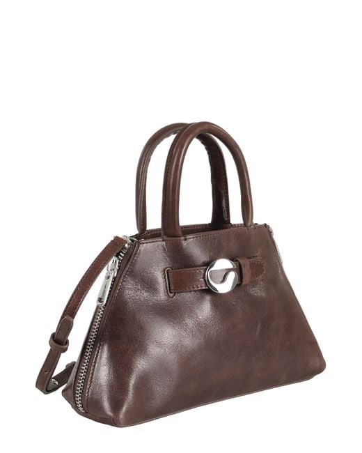 Coperni Brown Mini Data Top Handle Bag